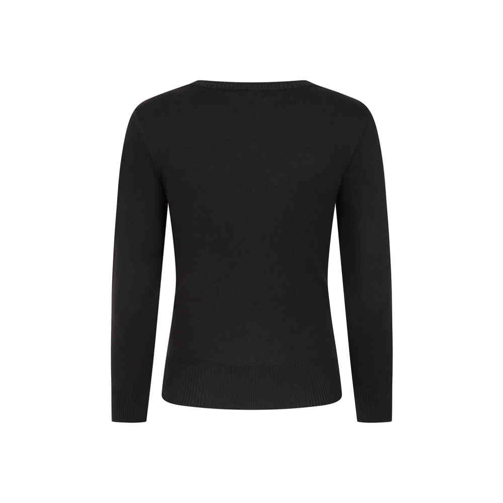 Banned - Bella Bow Jumper - Black